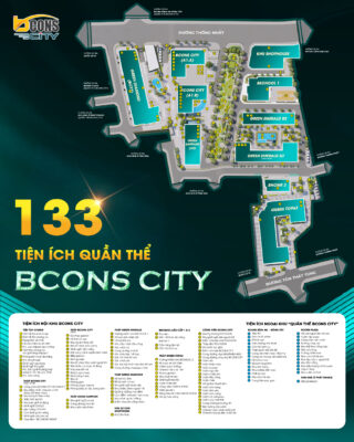 133 Tiện ích tại khu phức hợp Bcons City